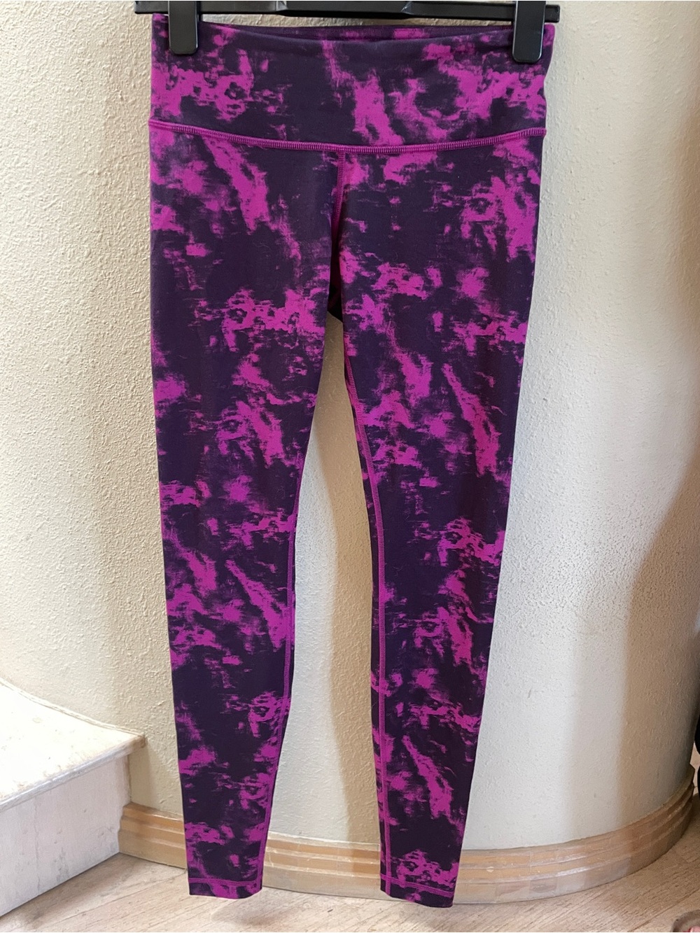 lululemon athletica Purple and Black Patterned Leggings